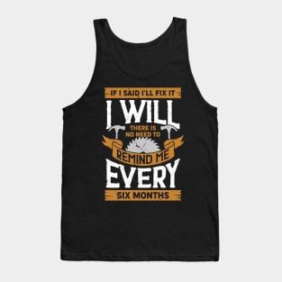 Funny Woodworking Craftsman Woodworker Gift Tank Top